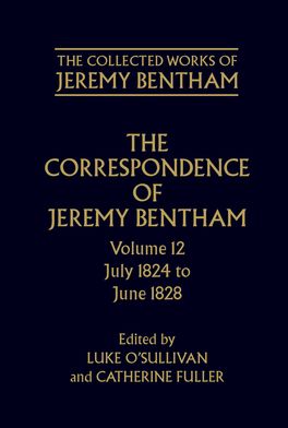 Collected Works of Jeremy Bentham Correspondence