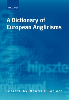Dictionary of European Anglicisms, A