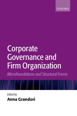 Corporate Government and Firm Organization