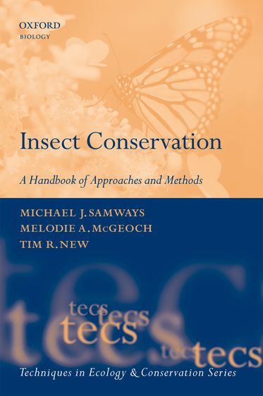 Insect Conservation A Handbook Of Approaches And Methods