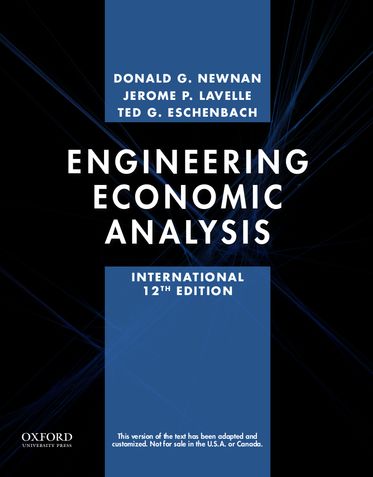 Engineering Economic Analysis, International Edition