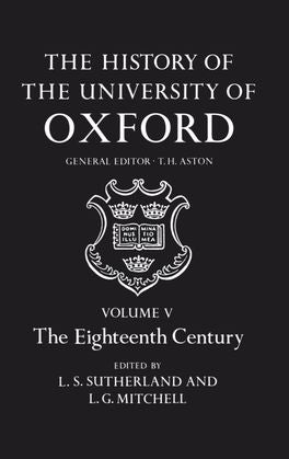 History of the University of Oxford: Volume V, The