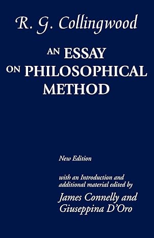 Essay on Philosophical Method, An