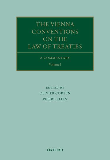 The Vienna Conventions on the Law of Treaties