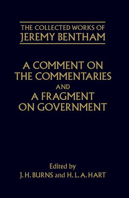 Comment on the Commentaries and A Fragment on Government, A