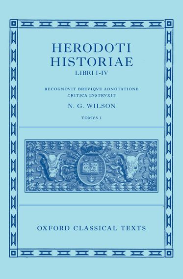 Herodoti Historiae Libri I-IV