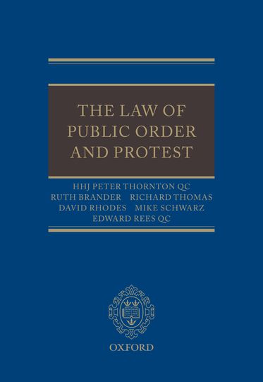 The Law of Public Order and Protest
