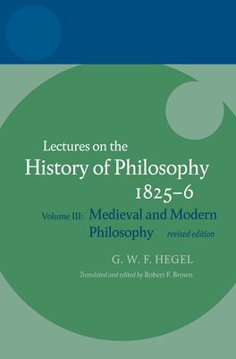 Lectures on the History of Philosophy
