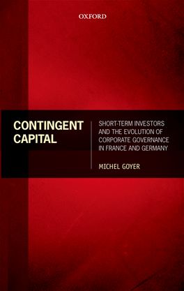 Contingent Capital and the Evolution of Corporate Governance