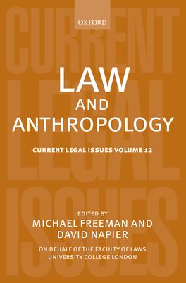 Law And Anthropology Current Legal Issues