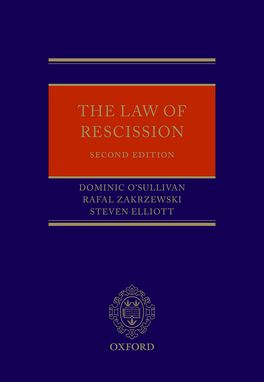 The Law of Rescission