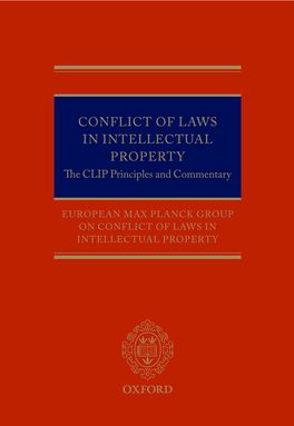 Conflict of Laws in Intellectual Property