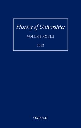 History of Universities, Volume XXVI/2