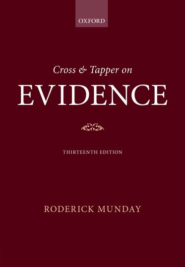 Cross & Tapper On Evidence