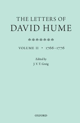 The Letters of David Hume: Volume 2
