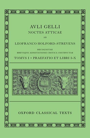 Aulus Gellius: Attic Nights,  Preface and Books 1-10