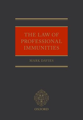 The Law of Professional Immunities