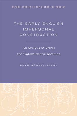 The Early English Impersonal Construction
