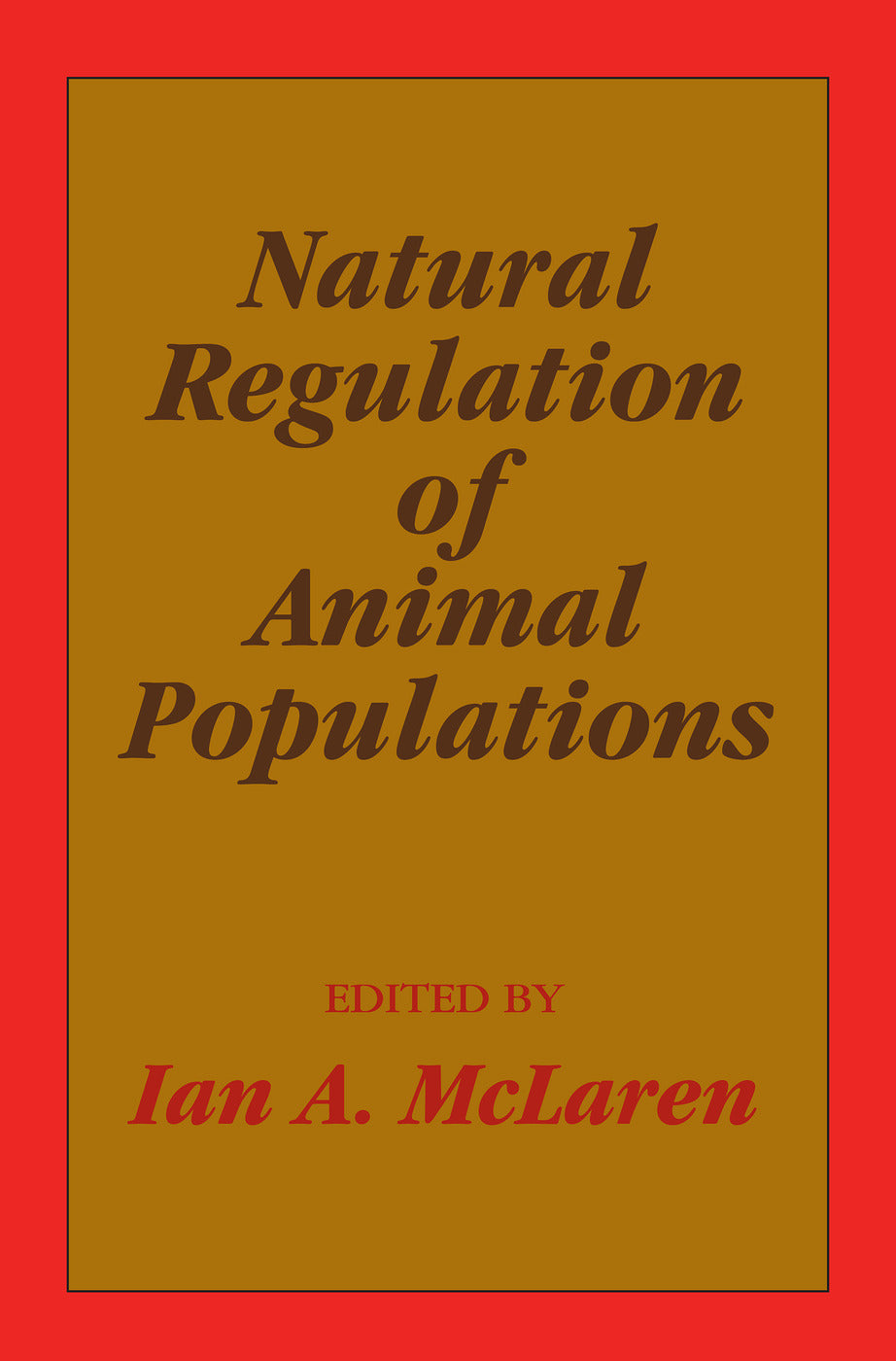Natural Regulation of Animal Populations