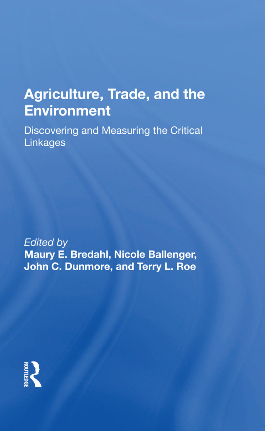 Agriculture, Trade, And The Environment