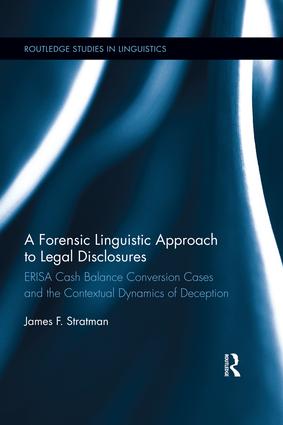 Forensic Linguistic Approach to Legal Disclosures