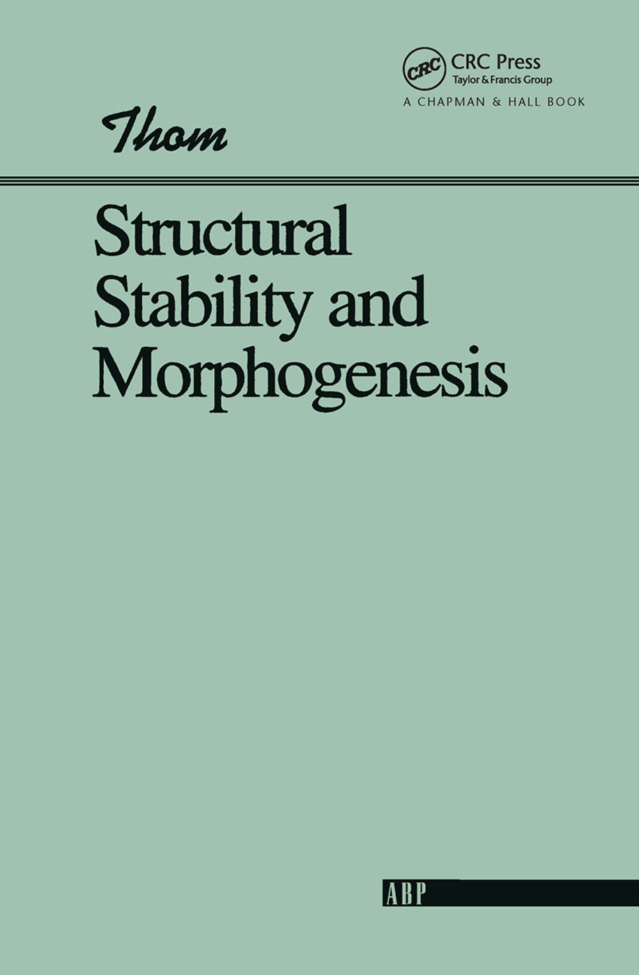 Structural Stability And Morphogenesis