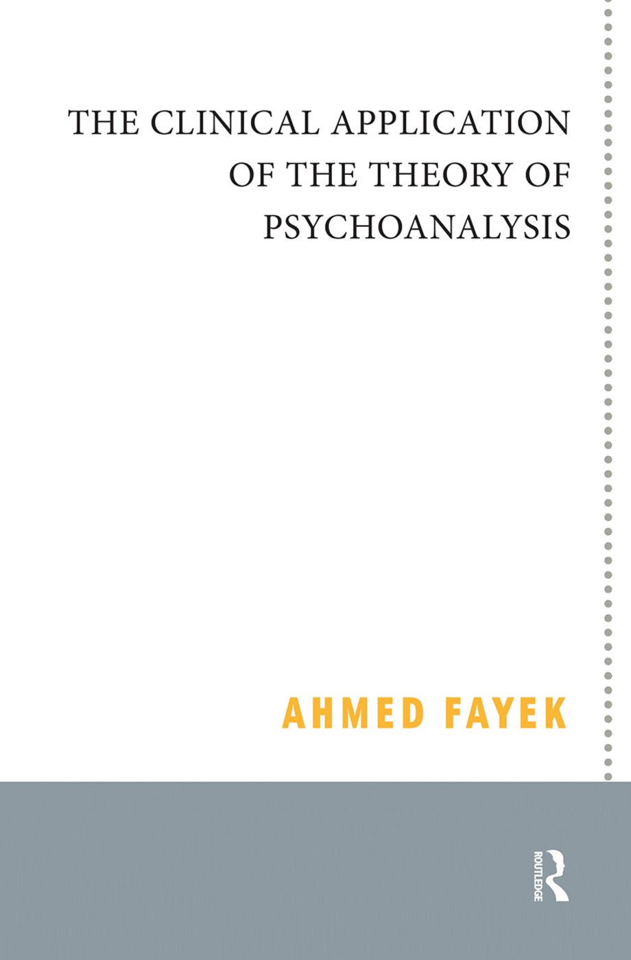 Clinical Application of the Theory of Psychoanalysis