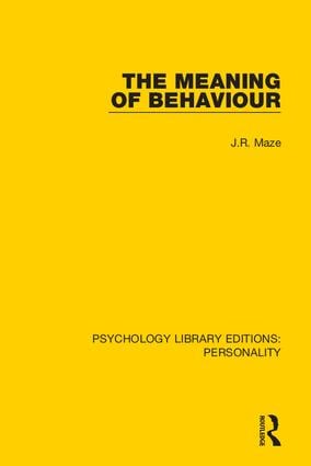 Meaning of Behaviour