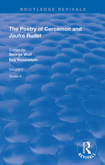 Poetry of Cercamon and Jaufre Rudel