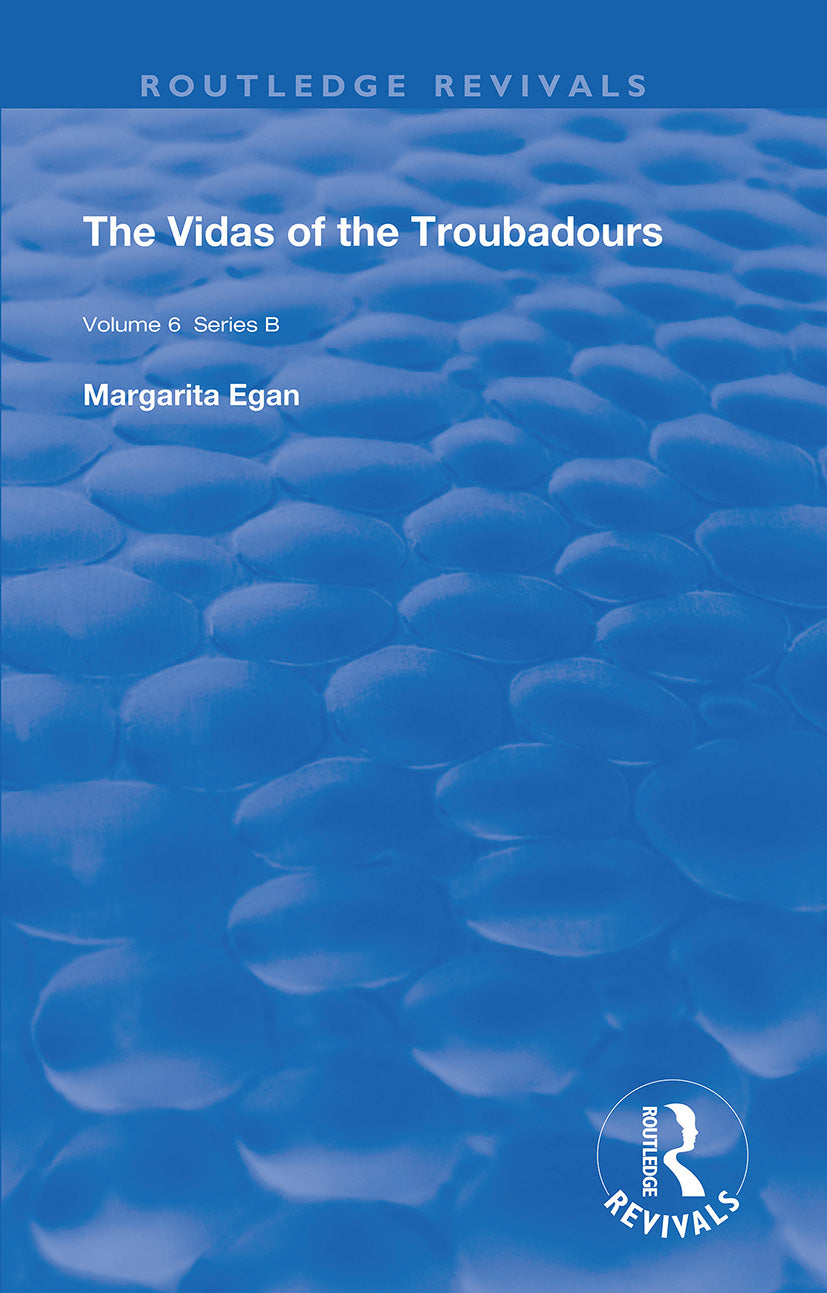 Vidas of The Troubadours