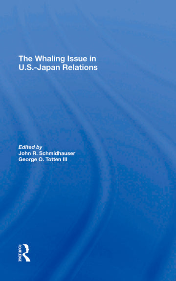 Whaling Issue In U.s.-japan Relations