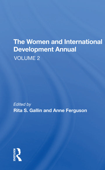 Women And International Development Annual, Volume 2