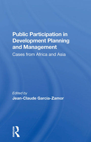 Public Participation In Development Planning And Management