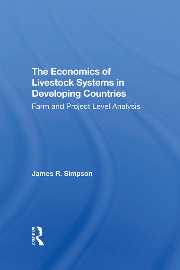 Economics Of Livestock Systems In Developing Countries