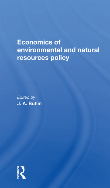 Economics Of Environmental And Natural Resources Policy