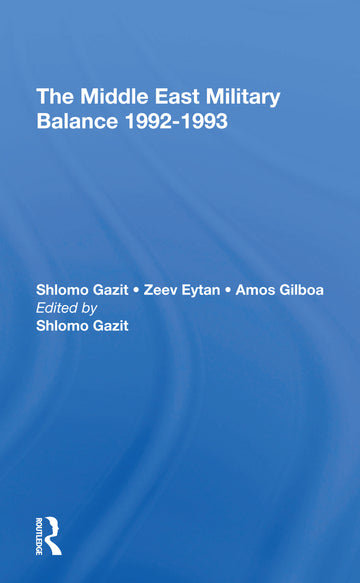 Middle East Military Balance 19921993