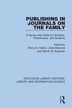 Publishing in Journals on the Family