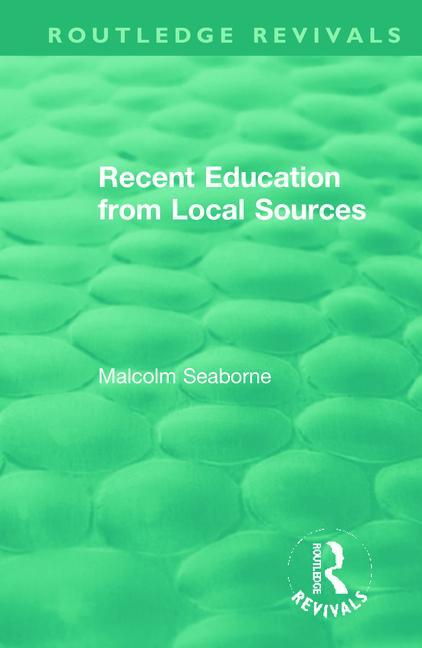 Recent Education from Local Sources