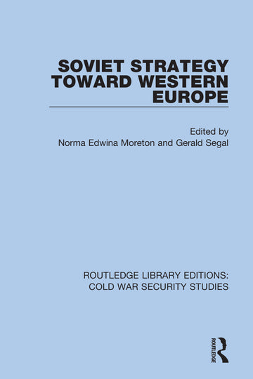Soviet Strategy Toward Western Europe - Paperback / softback