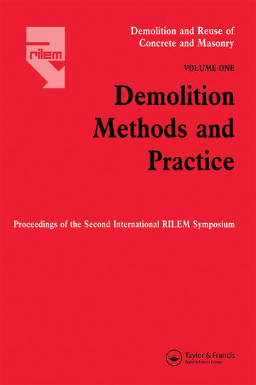 Demolition Methods and Practice V1