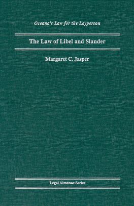 Law of Libel and Slander, The