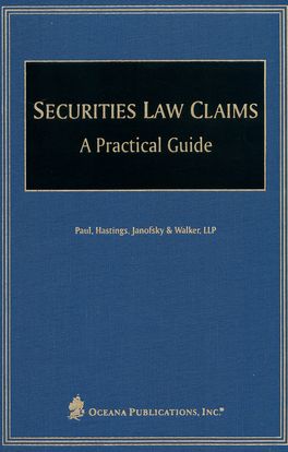 Securities Law Claims