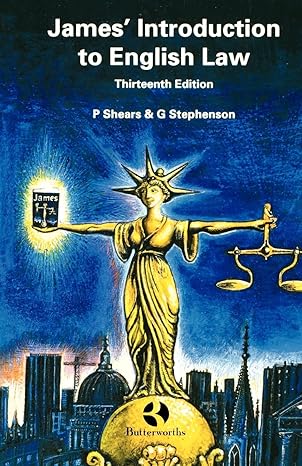 James's Introduction to English Law