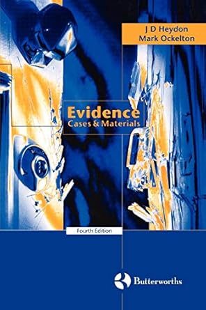 Evidence Cases Materials