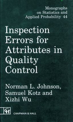 Inspection Errors for Attributes in Quality Control