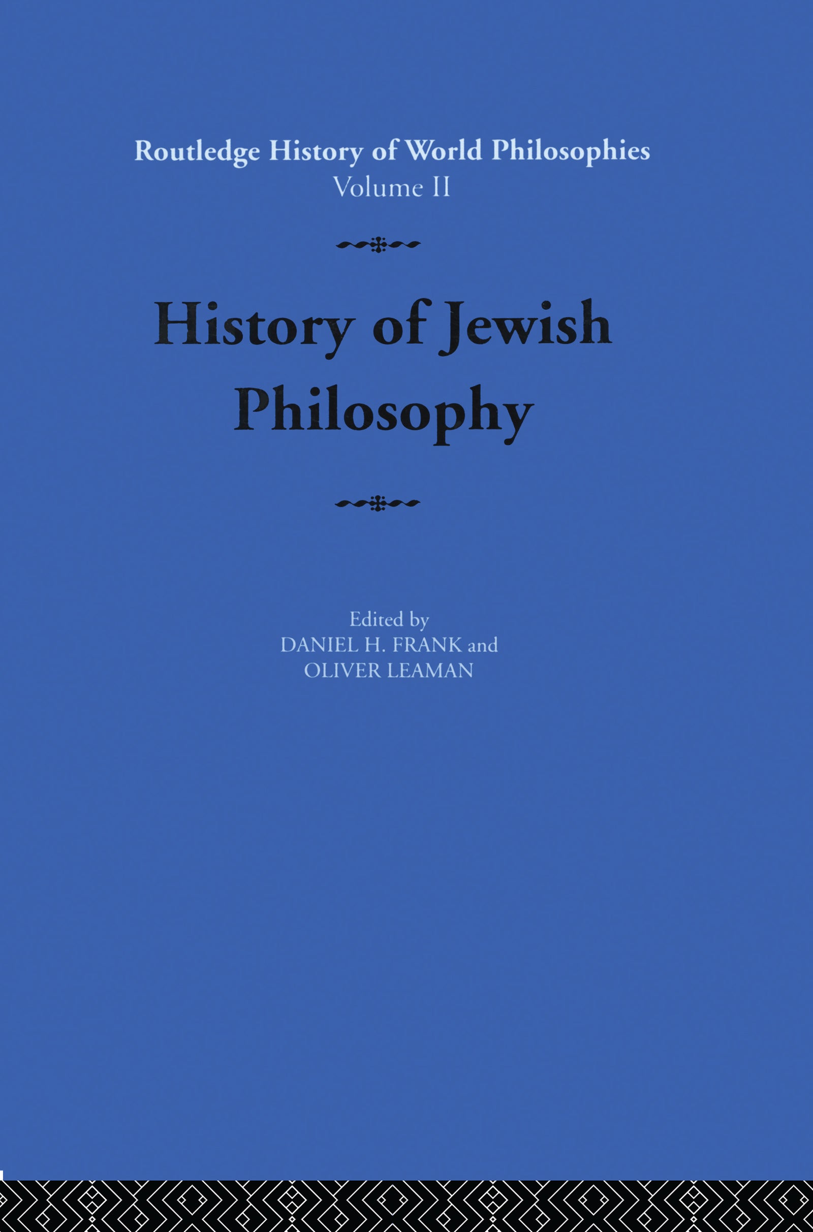 History of Jewish Philosophy