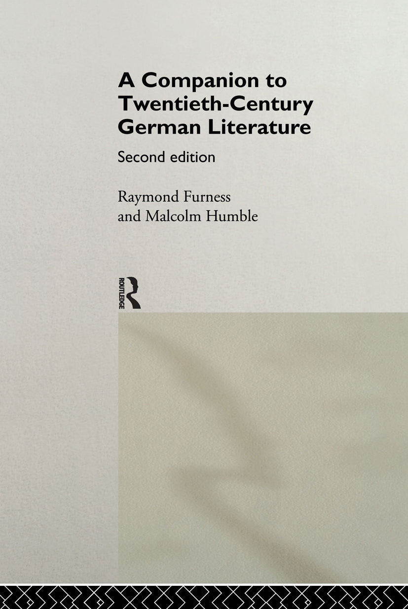 Companion to Twentieth-Century German Literature