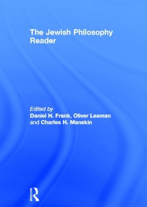 Jewish Philosophy Reader - Hardback