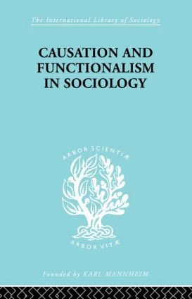 Causation and Functionalism in Sociology