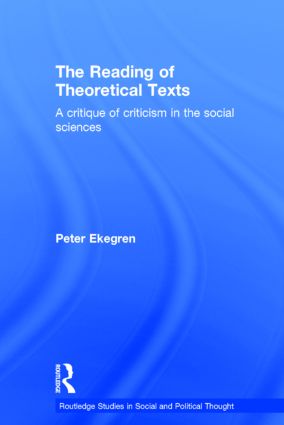 Reading of Theoretical Texts